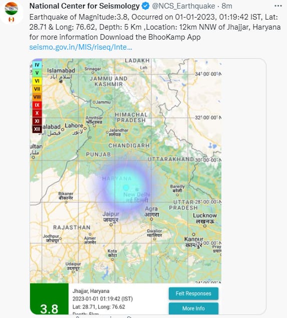 Earthquake In Delhi