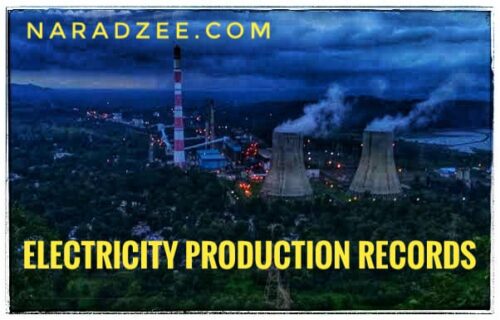 ELECTRICITY PRODUCTION RECORD in sarni