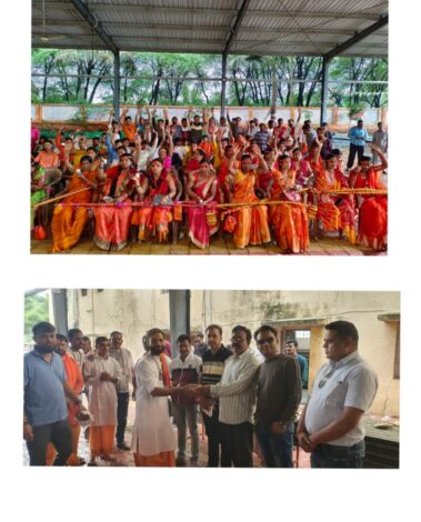 Kavad Yatra welcome in BJP office