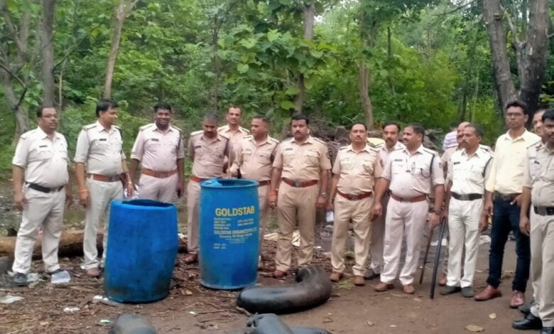 Action against illegal liquor